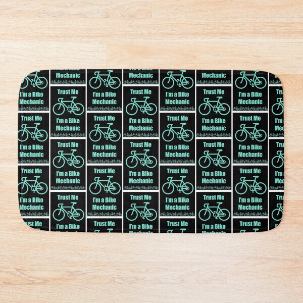 Item preview, Trust Me, I'm a Bike Mechanic Teal and Black designed and sold by MaybeTomorrowNM.
