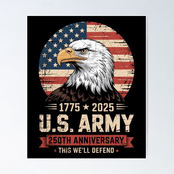 Item preview, U.S. Army 250th Anniversary 1775-2025 - Patriotic Veteran Tribute designed and sold by G350.