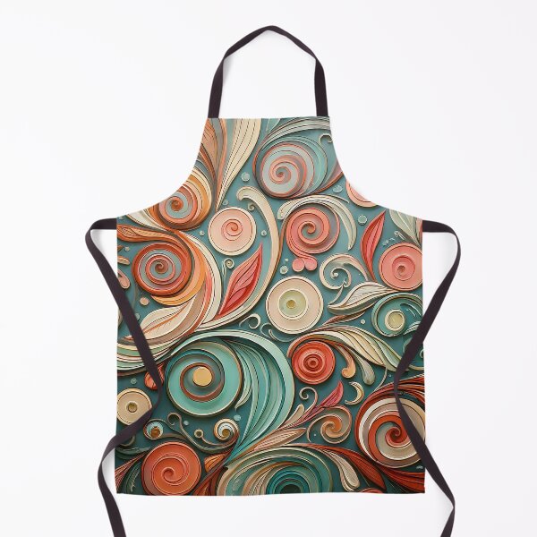 Item preview, Whimsical Swirls Pattern designed and sold by ArtFactoryAI.