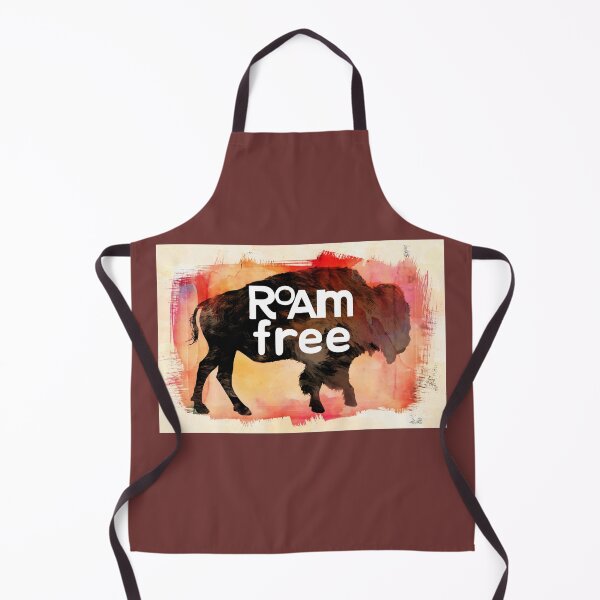 Item preview, Roam Free Text On Buffalo Art designed and sold by art64.