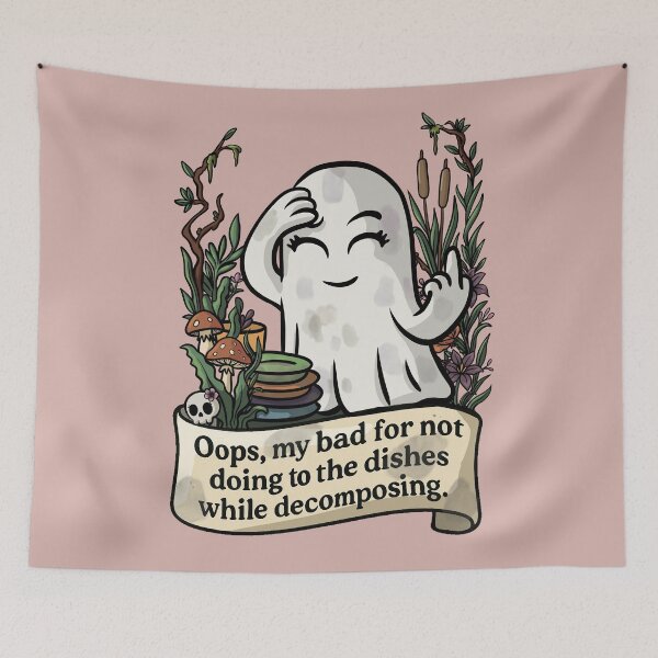 Item preview, Oops, My Bad for Not Doing the Dishes designed and sold by Feral-by-Elsie.