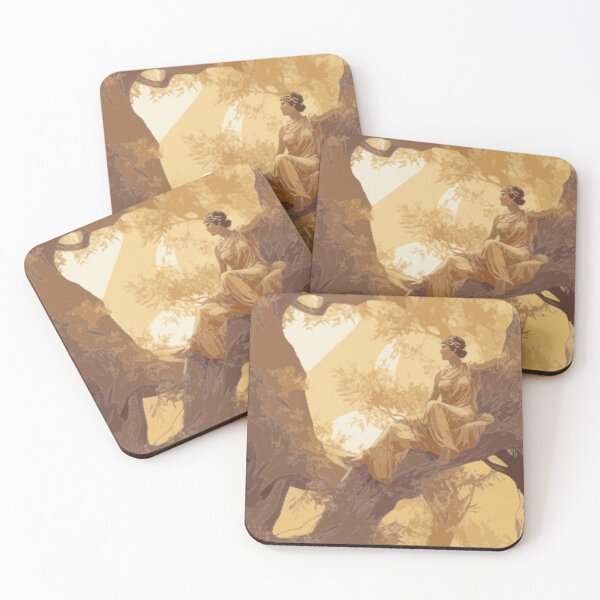 Item preview, Athena Beneath the Olive Tree – Golden Glow of Ancient Greece designed and sold by LuxuryApparels.