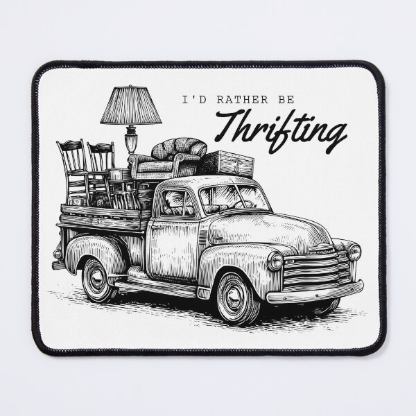Item preview, I'd Rather Be Thrifting designed and sold by TheEmptyBottleStudio.