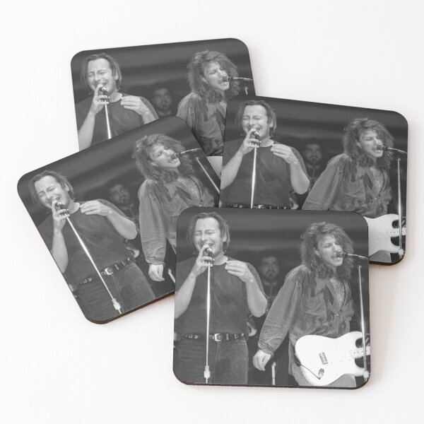 Item preview, Southside Johnny and Jon Bon Jovi - BW Photograph designed and sold by ConcertImages.
