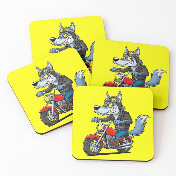 Item preview, Biker Wolf designed and sold by Sopilka.