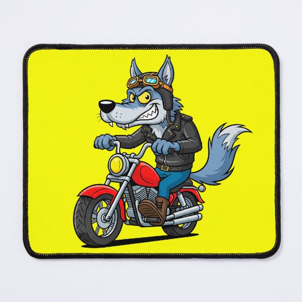 Item preview, Biker Wolf designed and sold by Sopilka.