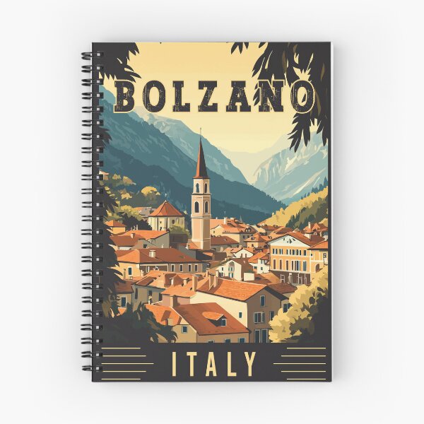 Item preview, Discover Northern Italy Alpine Town of Bolzano in Italy - Travel Art designed and sold by turtlestart.