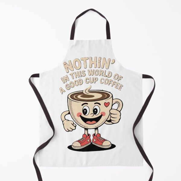 Item preview, Nothin’ a Good Cup of Coffee Can’t Fix – Vintage Coffee Cup Character designed and sold by ARTReMi.