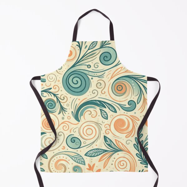 Item preview, Whimsical Swirls Pattern designed and sold by ArtFactoryAI.