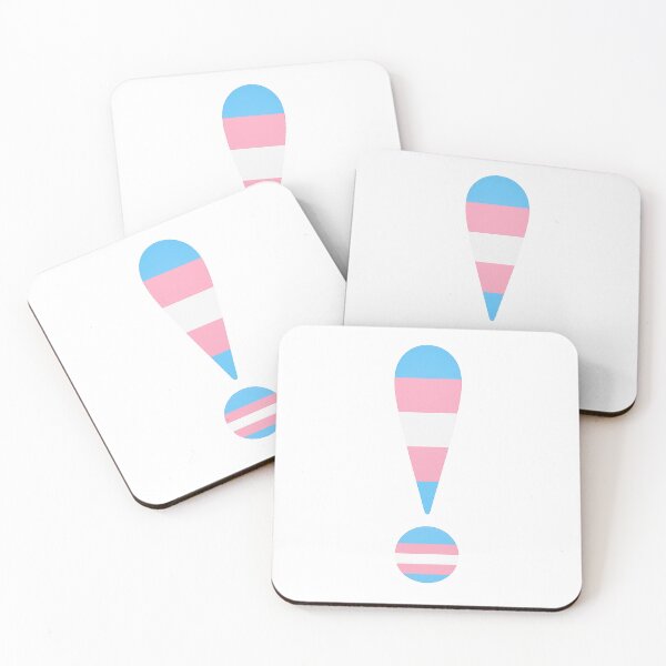 Item preview, Trans Pride Exclamation: designed and sold by Owcomm.