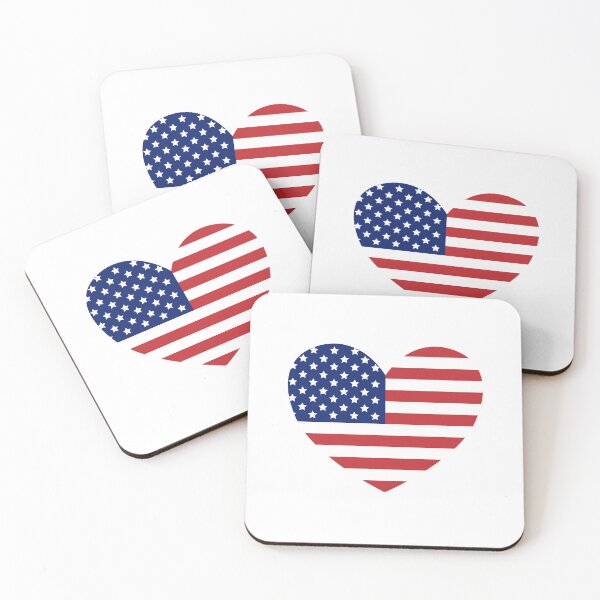 Item preview, USA heart designed and sold by di-Vera-Rosati.