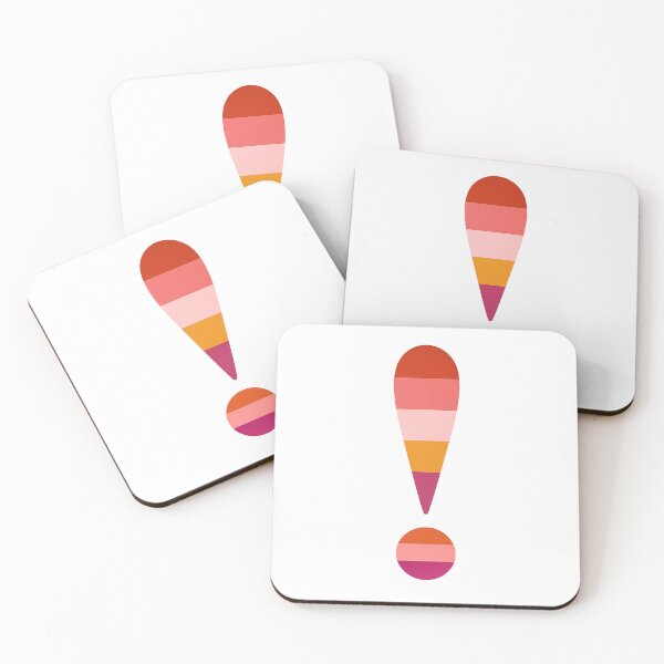 Item preview, Lesbian Pride Exclamation designed and sold by Owcomm.