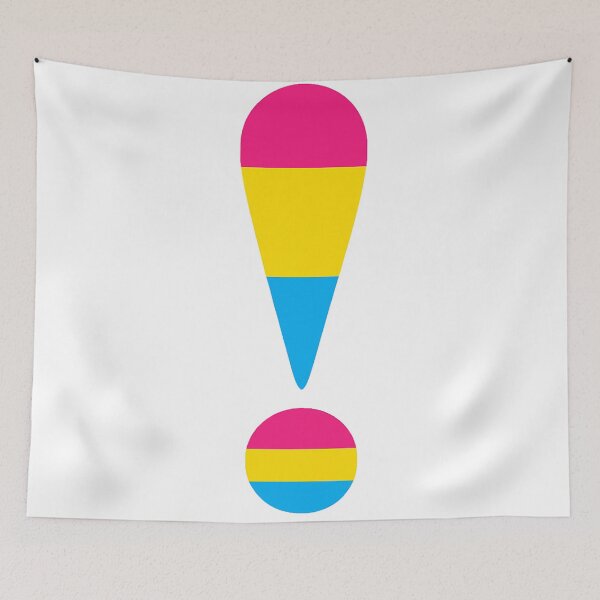 Item preview, Pansexual Pride Exclamation designed and sold by Owcomm.