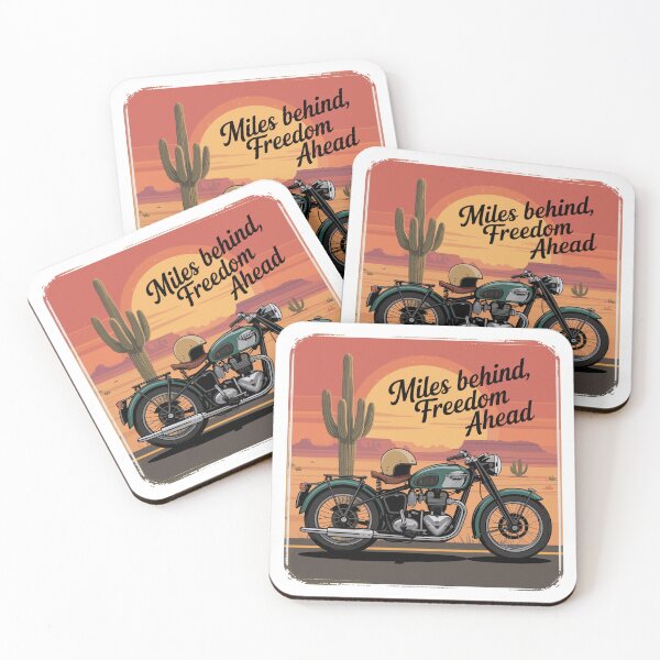 Item preview, Miles Behind, Freedom Ahead-biker Adventure designed and sold by MrERNST.