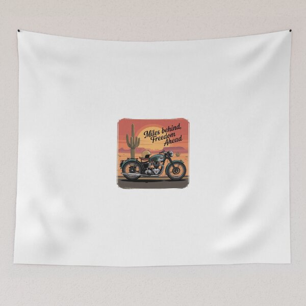 Item preview, Miles Behind, Freedom Ahead-biker Adventure designed and sold by MrERNST.