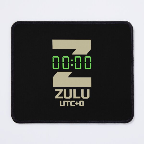 Item preview, Zulu Time Military UTC+0 Clock Graphic designed and sold by AnnSign.