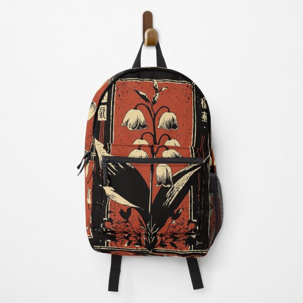 Item preview, Melancholic Tulips Wabi Sabi Japanese Woodblock Print designed and sold by TuncGK.