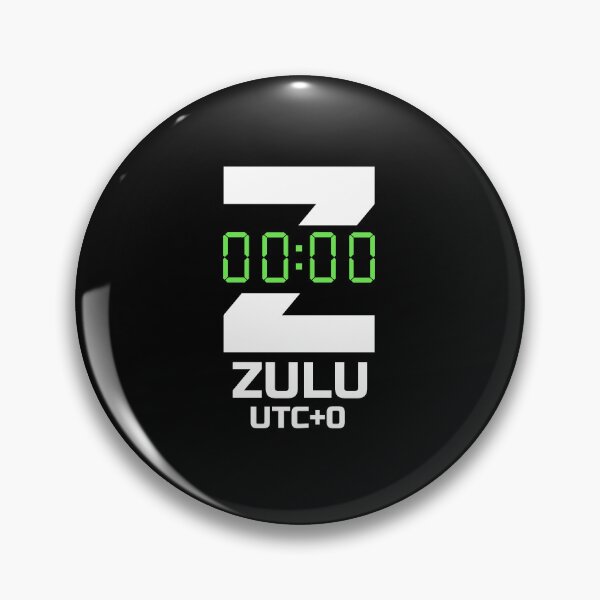 Item preview, Zulu Time UTC+0 – Tactical Digital Clock Design designed and sold by AnnSign.