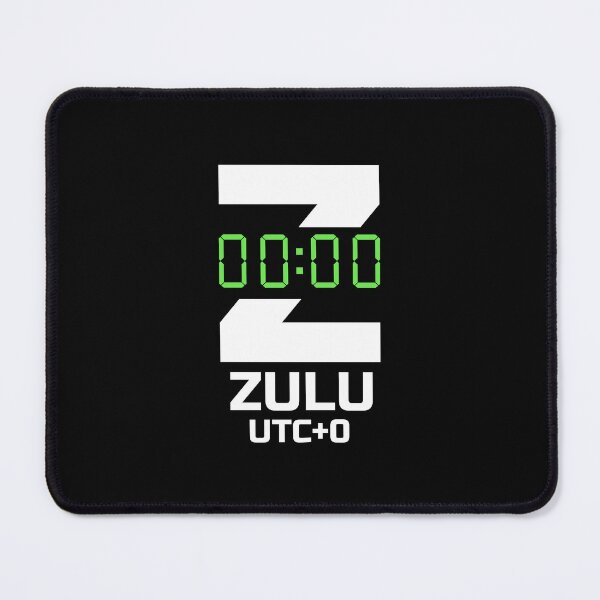 Item preview, Zulu Time UTC+0 – Tactical Digital Clock Design designed and sold by AnnSign.