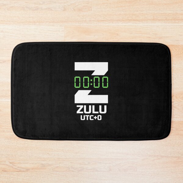 Item preview, Zulu Time UTC+0 – Tactical Digital Clock Design designed and sold by AnnSign.