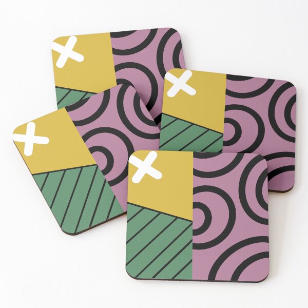 Item preview, Retro Memphis Mashup – Bold 90s Abstract Pattern designed and sold by Caramelo streetwear.