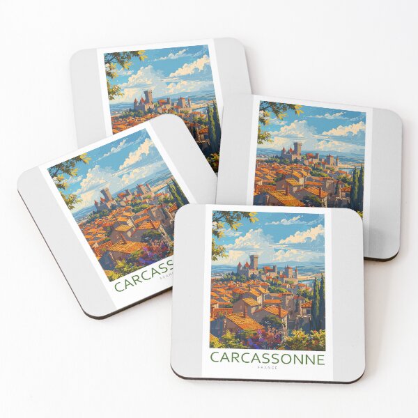 Item preview, Carcassonne France - Travel Art designed and sold by Marciolini.
