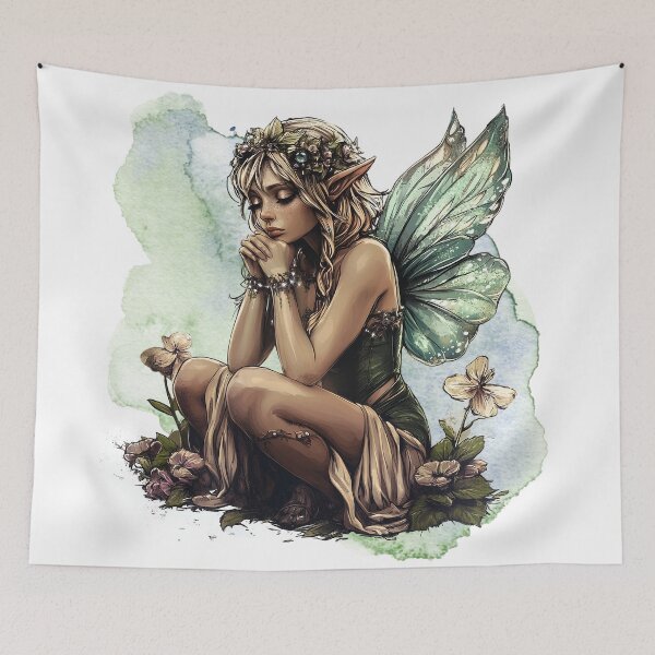 Item preview, Faerie Elf Prayers designed and sold by Eclectic Monkey.