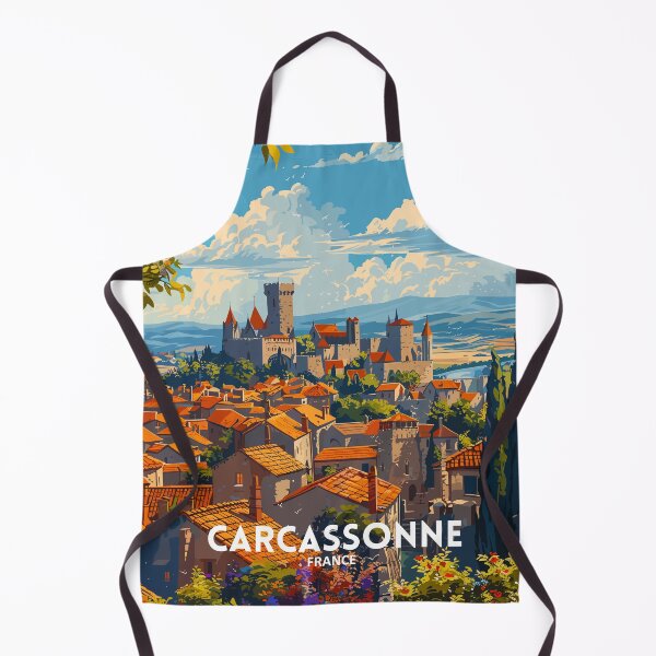 Item preview, Carcassonne France - Travel art designed and sold by Marciolini.