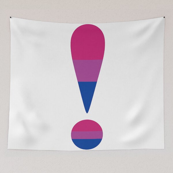 Item preview, Bisexual Pride Exclamation Point designed and sold by Owcomm.