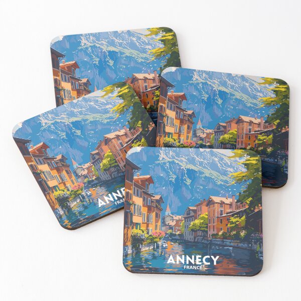 Item preview, Annecy France - Travel art designed and sold by Marciolini.