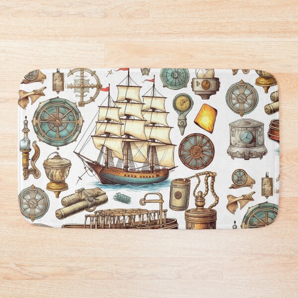 Item preview, Ships and Riggings...Available as cell phones cases,art prints,bags,puzzels,postcards,hats,dresses,t-shirts,kids clothes,back packs,socks,clocks,stickers,Etc. designed and sold by born30.