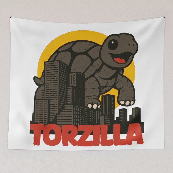 Item preview, Torzilla Tortoise with attitude and a tortilla behind their shell  designed and sold by JamesDunican.