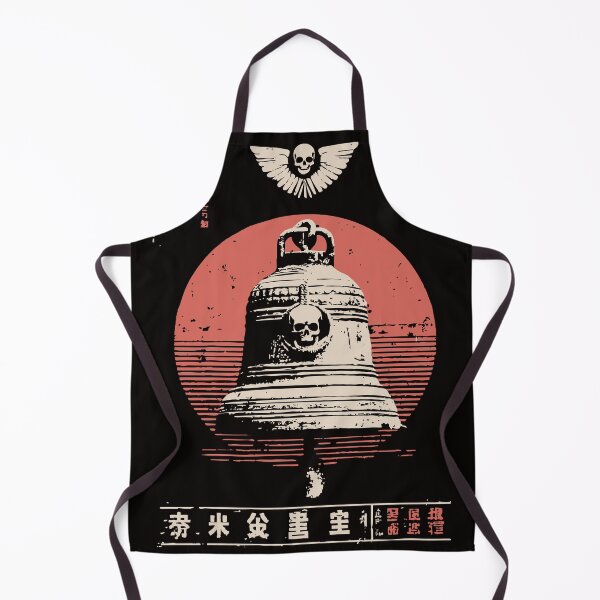 Item preview, Gothic Temple Bell with Skull – Wabi Sabi Japanese Grunge Art designed and sold by TuncGK.