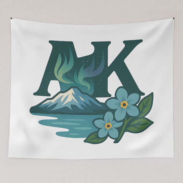 Item preview, Alaska Magic: Mountains & Northern Lights designed and sold by Out Playing Hooky.