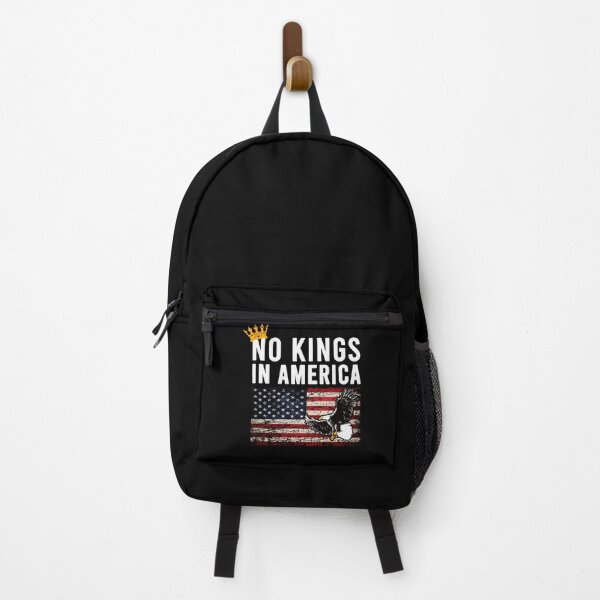 Item preview, No Kings in America – Anti Fascist Anti Trump designed and sold by Dmetalx Art Apparel.