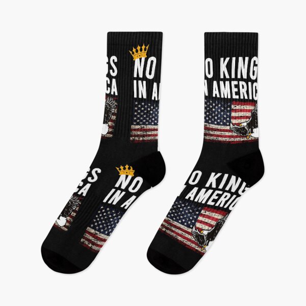 Item preview, No Kings in America – Anti Fascist Anti Trump designed and sold by Dmetalx Art Apparel.