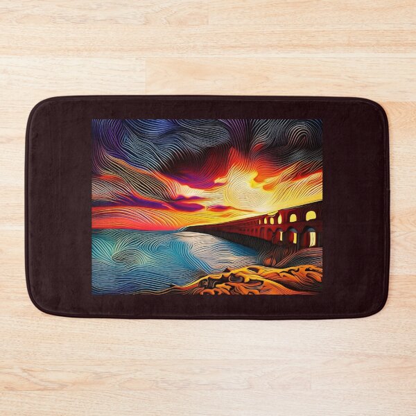 Item preview, Psychedelic Sunset Aqueduct designed and sold by VA Design.