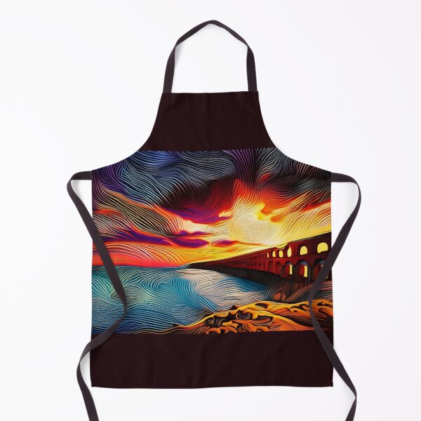 Item preview, Psychedelic Sunset Aqueduct designed and sold by VA Design.