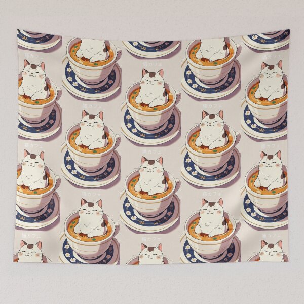 Item preview, Cat café poster designed and sold by ChromaStyle.