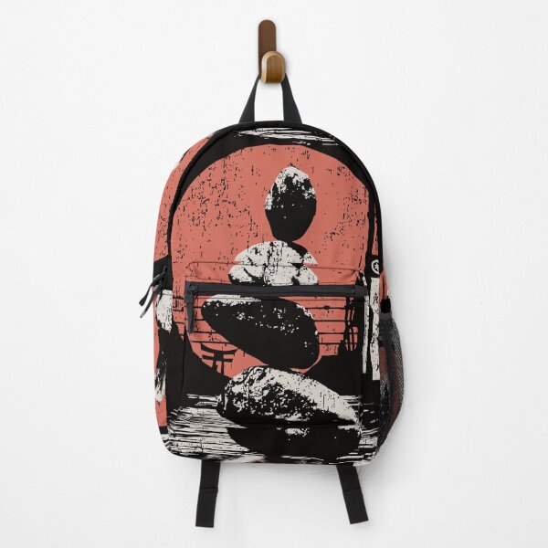 Item preview, Zen Stone Balance – Japanese Minimalism with Grunge Textures designed and sold by TuncGK.
