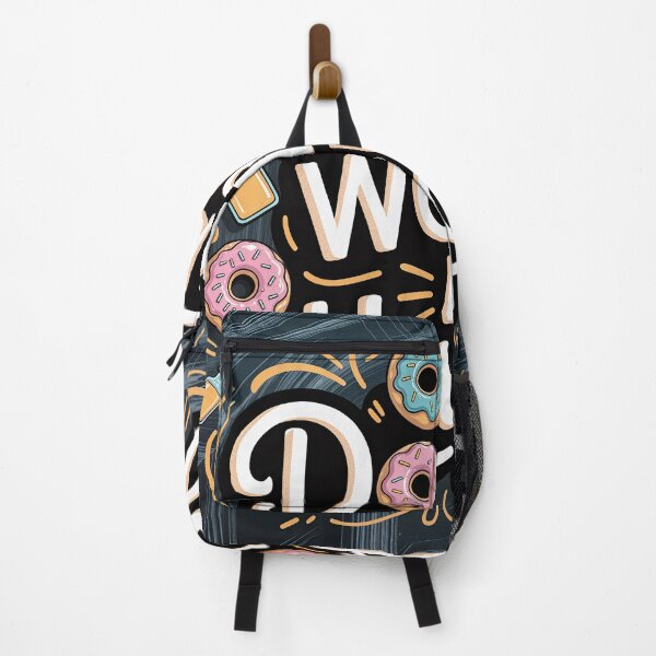 Item preview, Donut Worry Be Happy – Sweet and Punny Dessert Art Design designed and sold by ForeverPrintsOK.