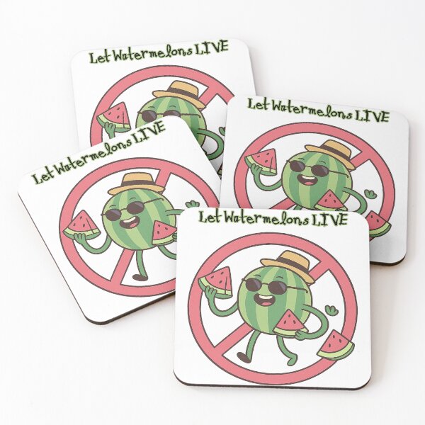 Item preview, Let Watermelons Live – Fruit Rights Movement designed and sold by Kunst-Shirt.
