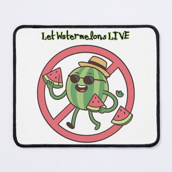 Item preview, Let Watermelons Live – Fruit Rights Movement designed and sold by Kunst-Shirt.