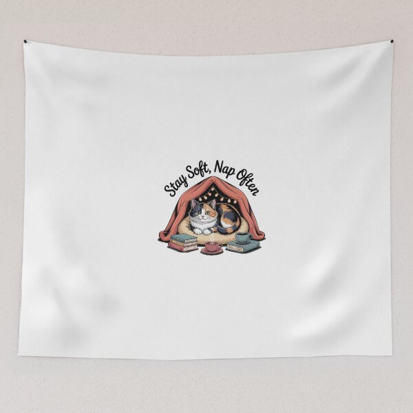 Item preview, Stay Soft, Nap Often - Cozy Cat designed and sold by MrERNST.