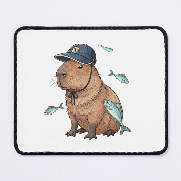 Item preview, Capybara Fisherman designed and sold by Capybarastore_77.