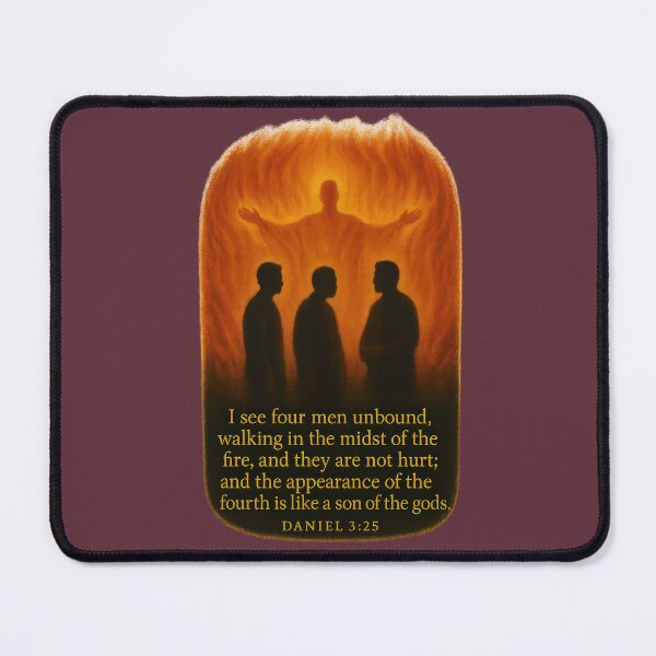 Item preview, Daniel 3:25 – Fourth Man in the Fire Verse designed and sold by SimplySelim.