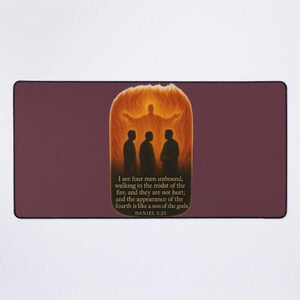 Item preview, Daniel 3:25 – Fourth Man in the Fire Verse designed and sold by SimplySelim.