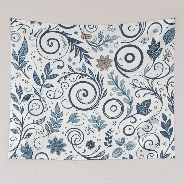 Item preview, Whimsical Swirls Pattern designed and sold by ArtFactoryAI.