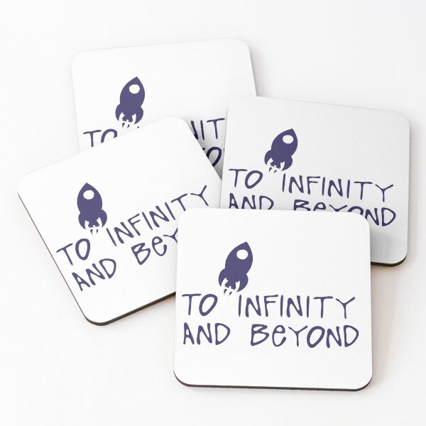 Item preview, to infinity and beyond quote rocket humor quote designed and sold by Achille3777.