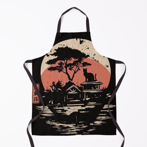 Item preview, Cat on Island at Dusk – Mystical Japanese Minimalism with Wabi-Sabi designed and sold by TuncGK.